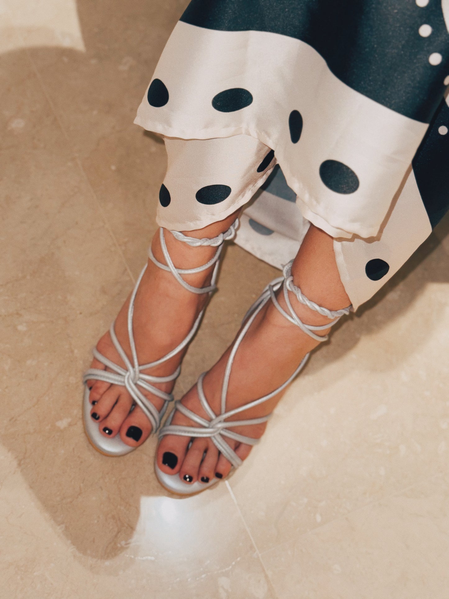 Tacones Plateados Emma