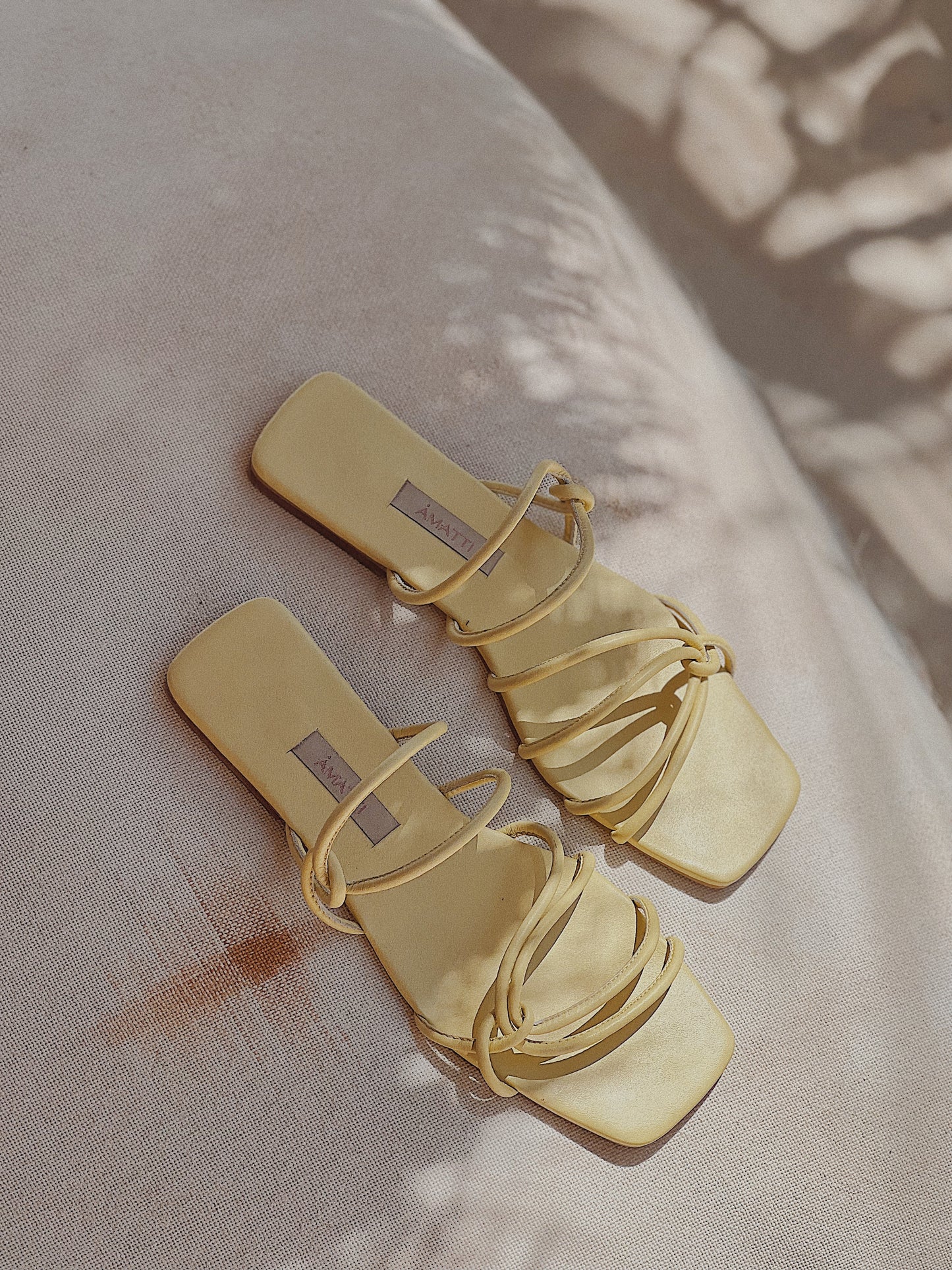 Sandalias Serena Verde Crema